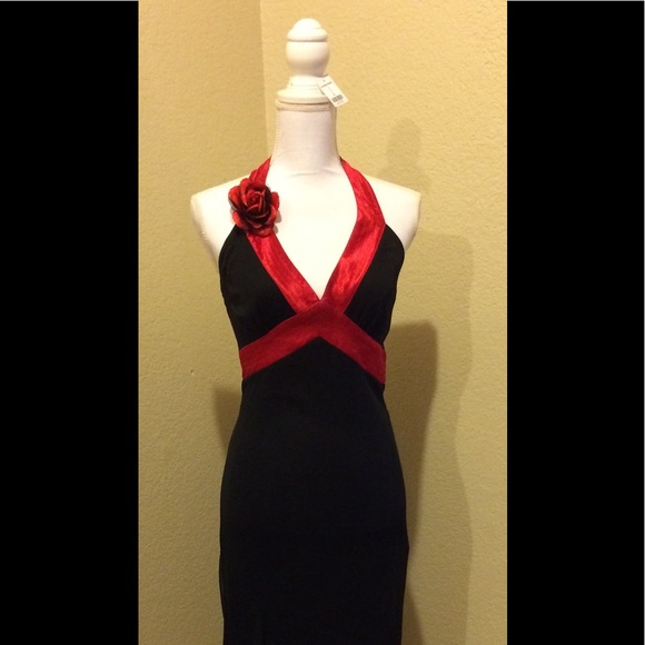 red and black spanish dress